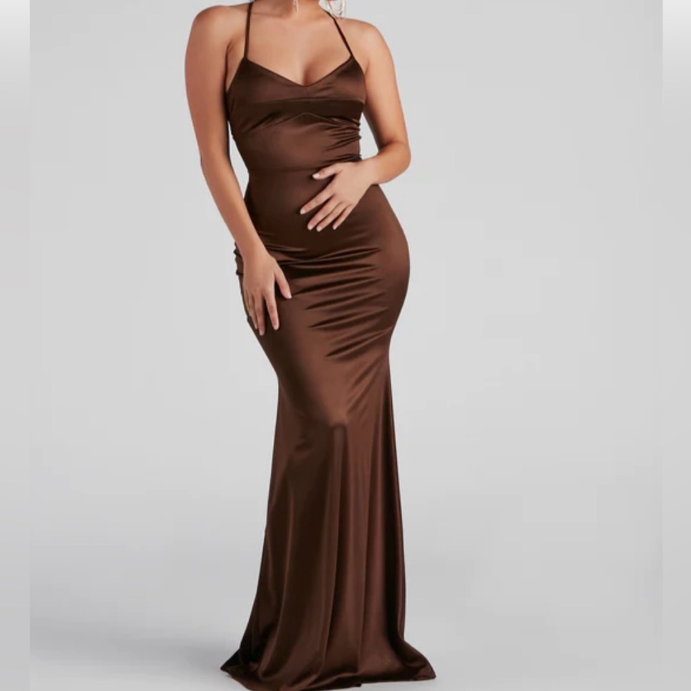 Brown Prom Dress